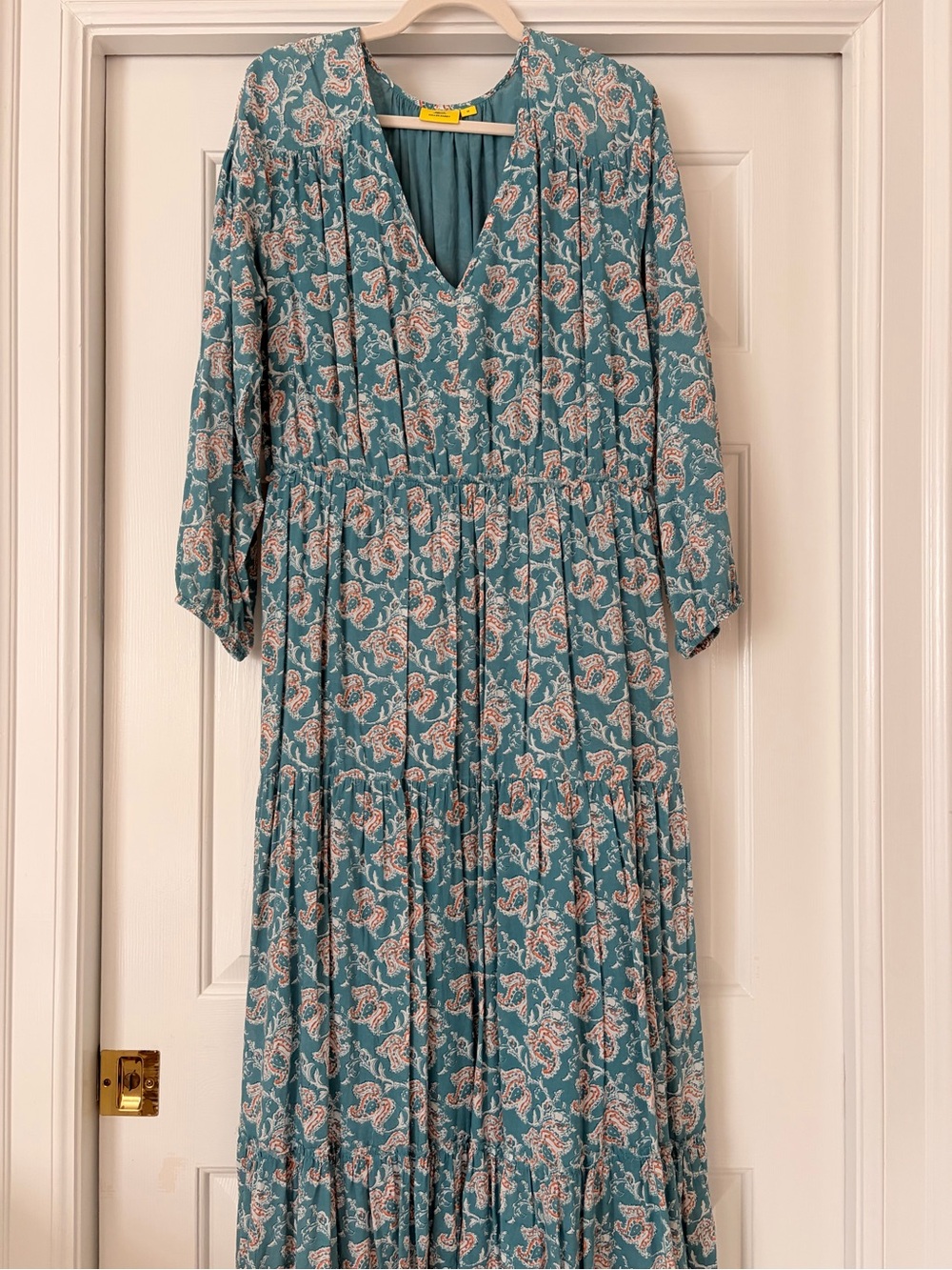 Roller Rabbit Houston Berkley Maxi Dress, size M, Dark Cloud - Picture 2 of 9